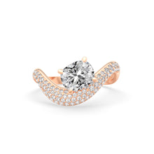 Load image into Gallery viewer, Rosa Cushion Ring Pavé
