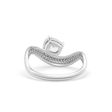 Load image into Gallery viewer, Rosa Cushion Ring Pavé
