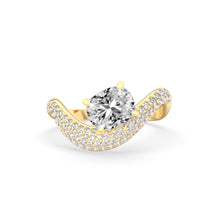 Load image into Gallery viewer, Rosa Cushion Ring Pavé
