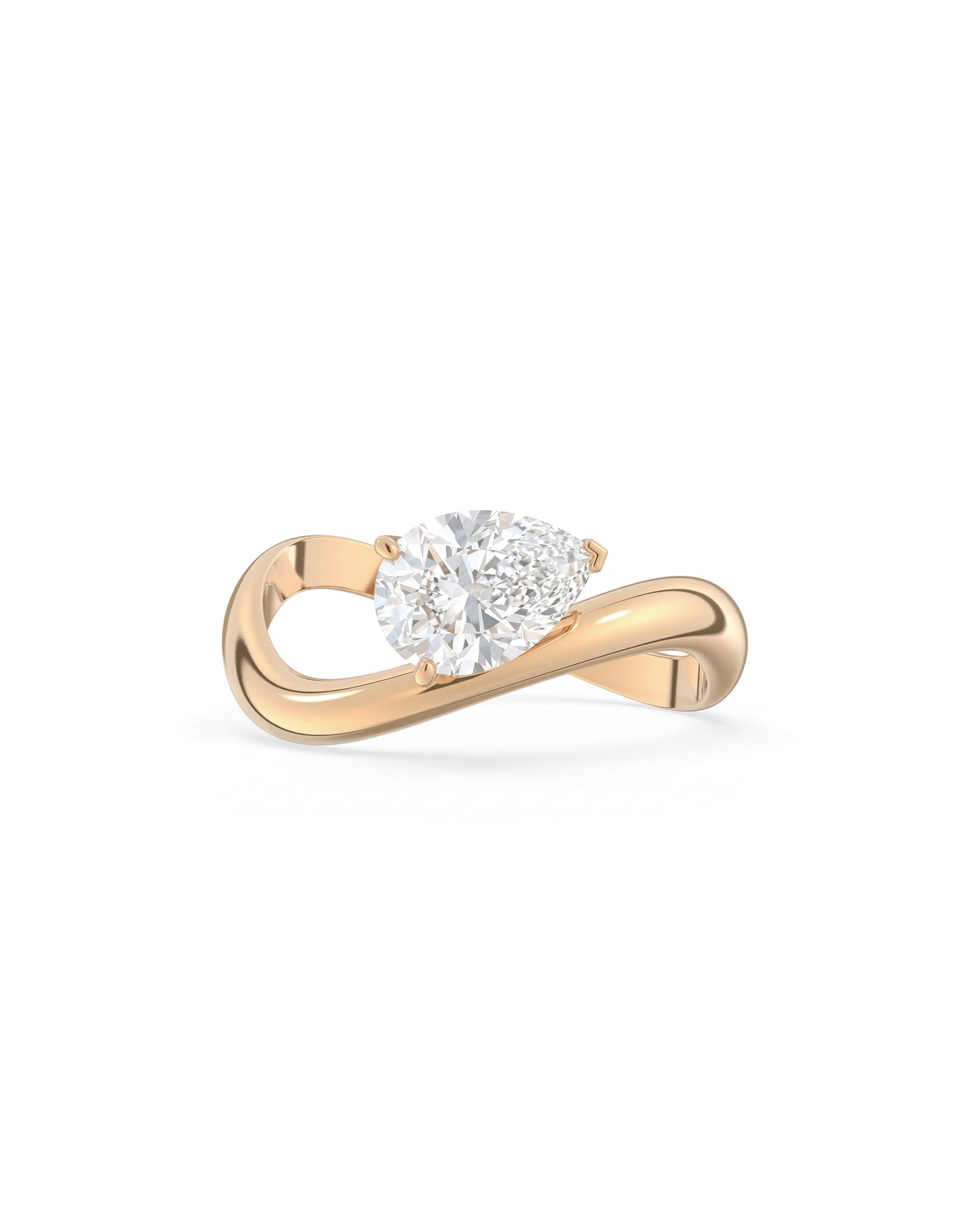 Rosa Pear Ring - Arter Jewelry