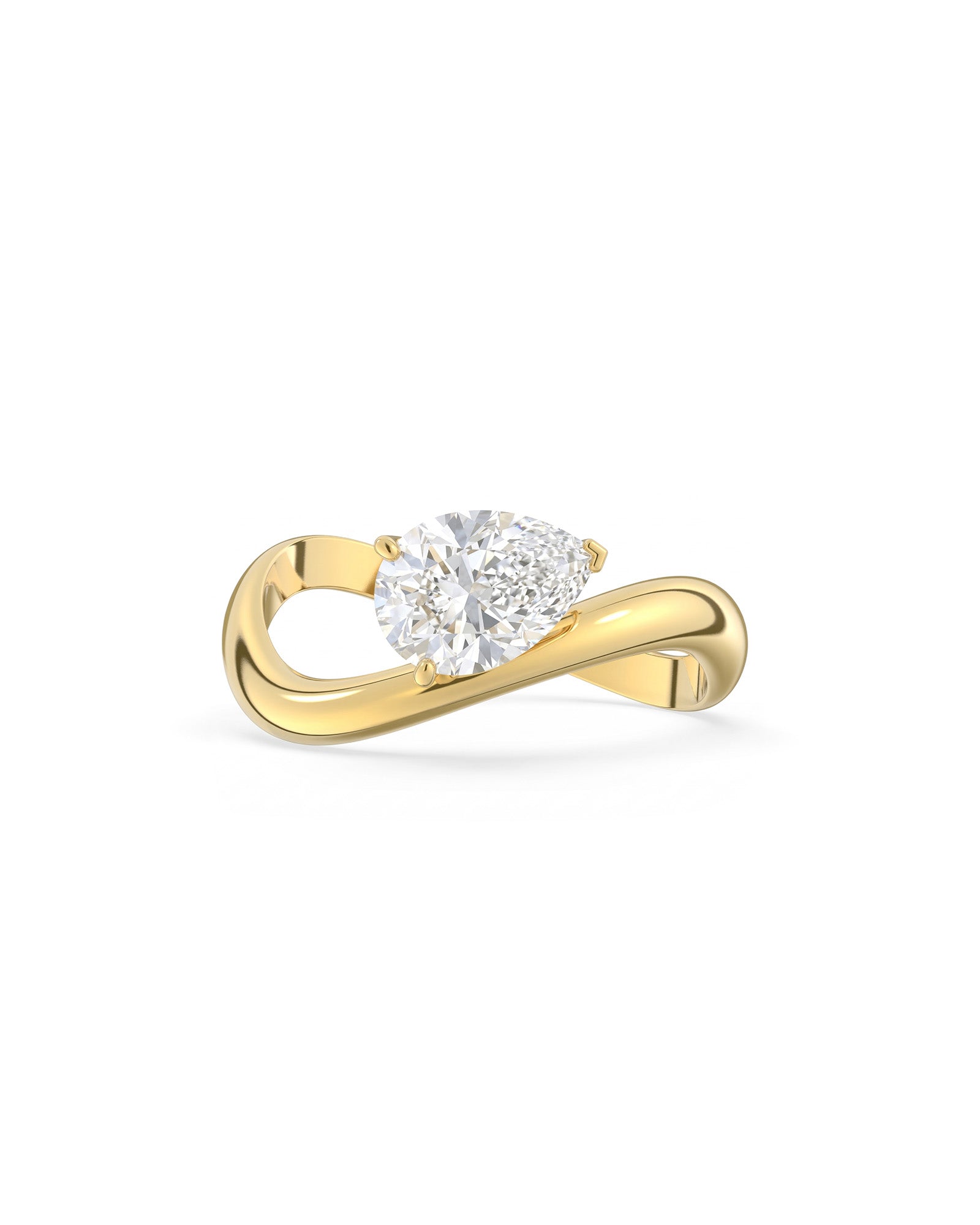 Rosa Pear Ring - Arter Jewelry