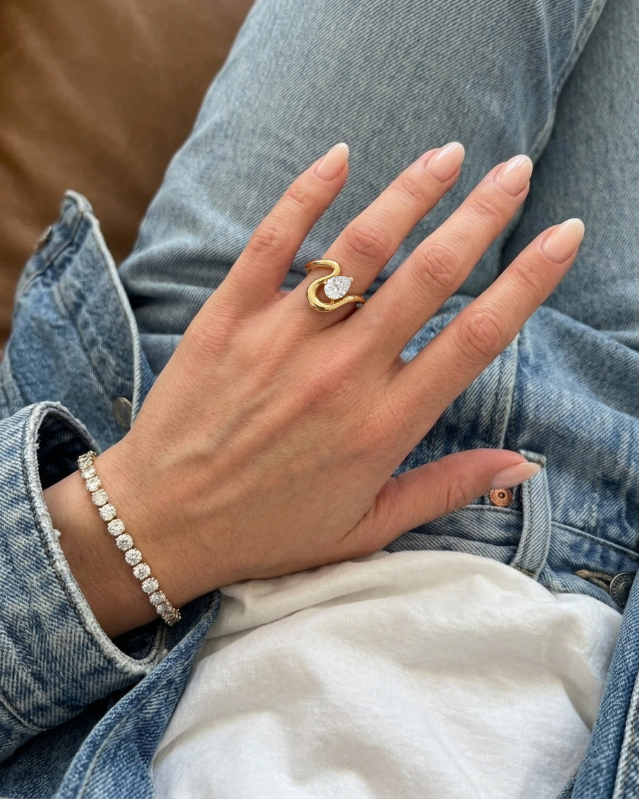 Ada Pear Ring - Arter Jewelry