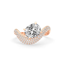 Load image into Gallery viewer, Rosa Cushion Ring Pavé
