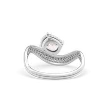 Load image into Gallery viewer, Rosa Cushion Ring Pavé
