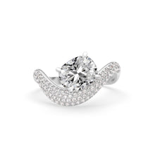 Load image into Gallery viewer, Rosa Cushion Ring Pavé
