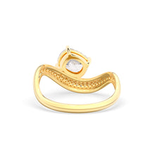 Load image into Gallery viewer, Rosa Cushion Ring Pavé
