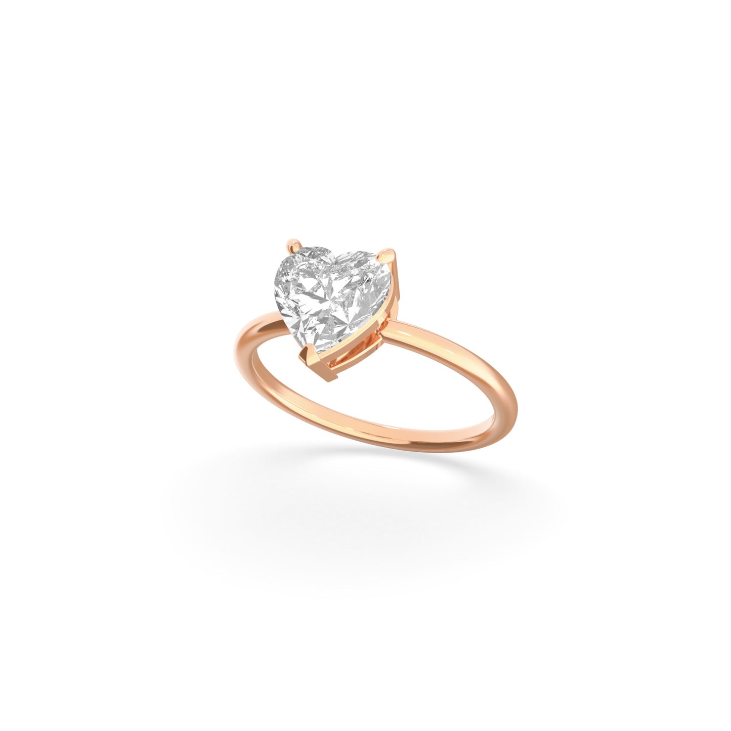 Classic Heart Solitaire Ring - Arter Jewelry