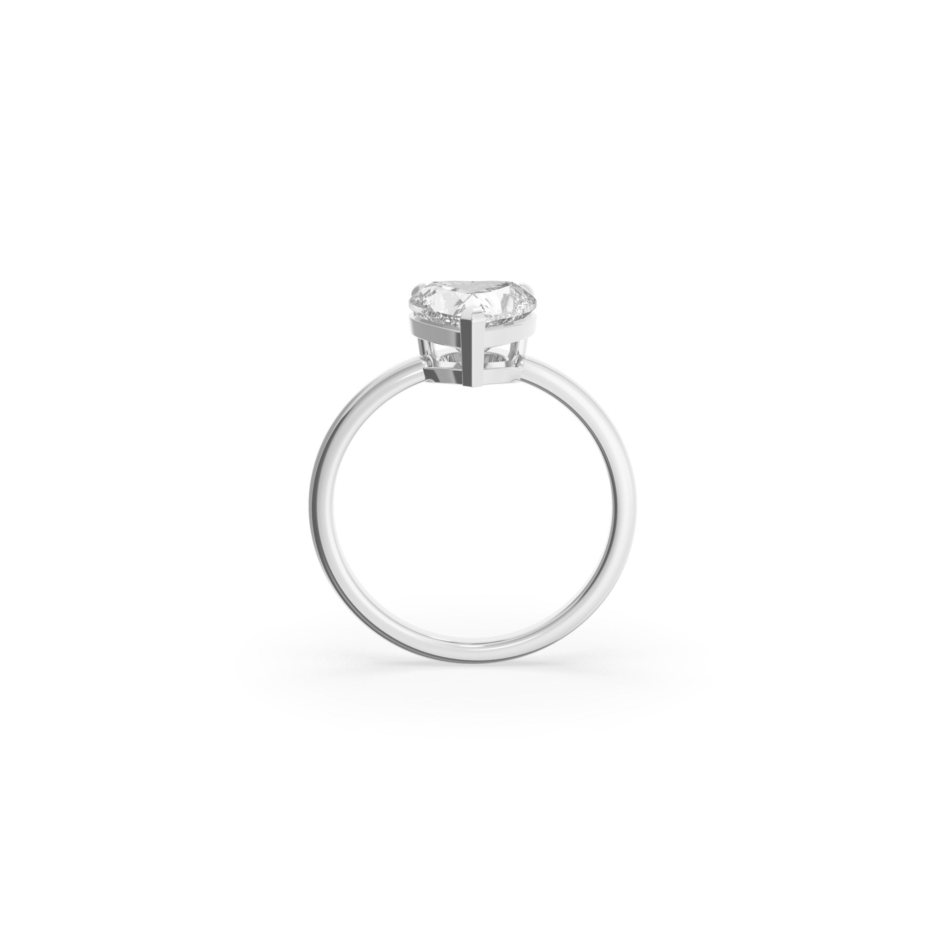 Classic Heart Solitaire Ring - Arter Jewelry