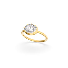 Load image into Gallery viewer, Button Back Ring Oval
