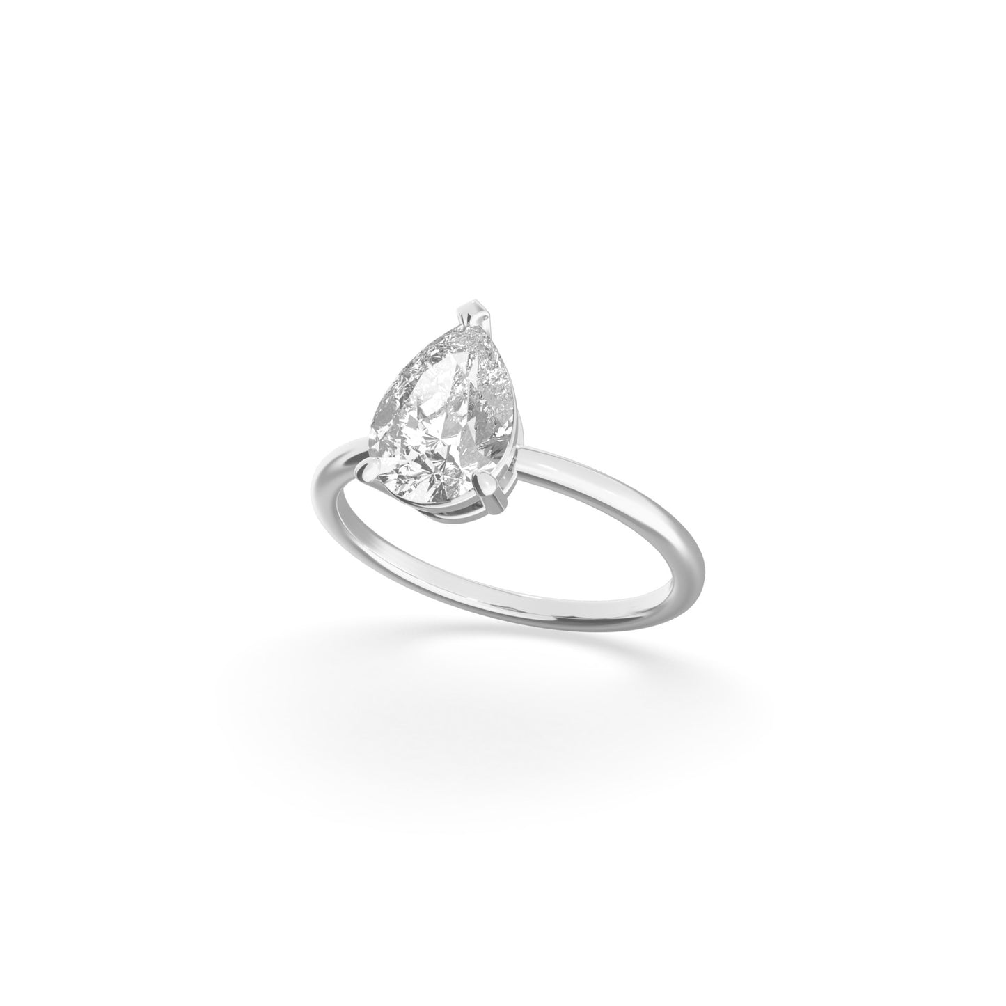 Classic Pear Solitaire Ring - Arter Jewelry