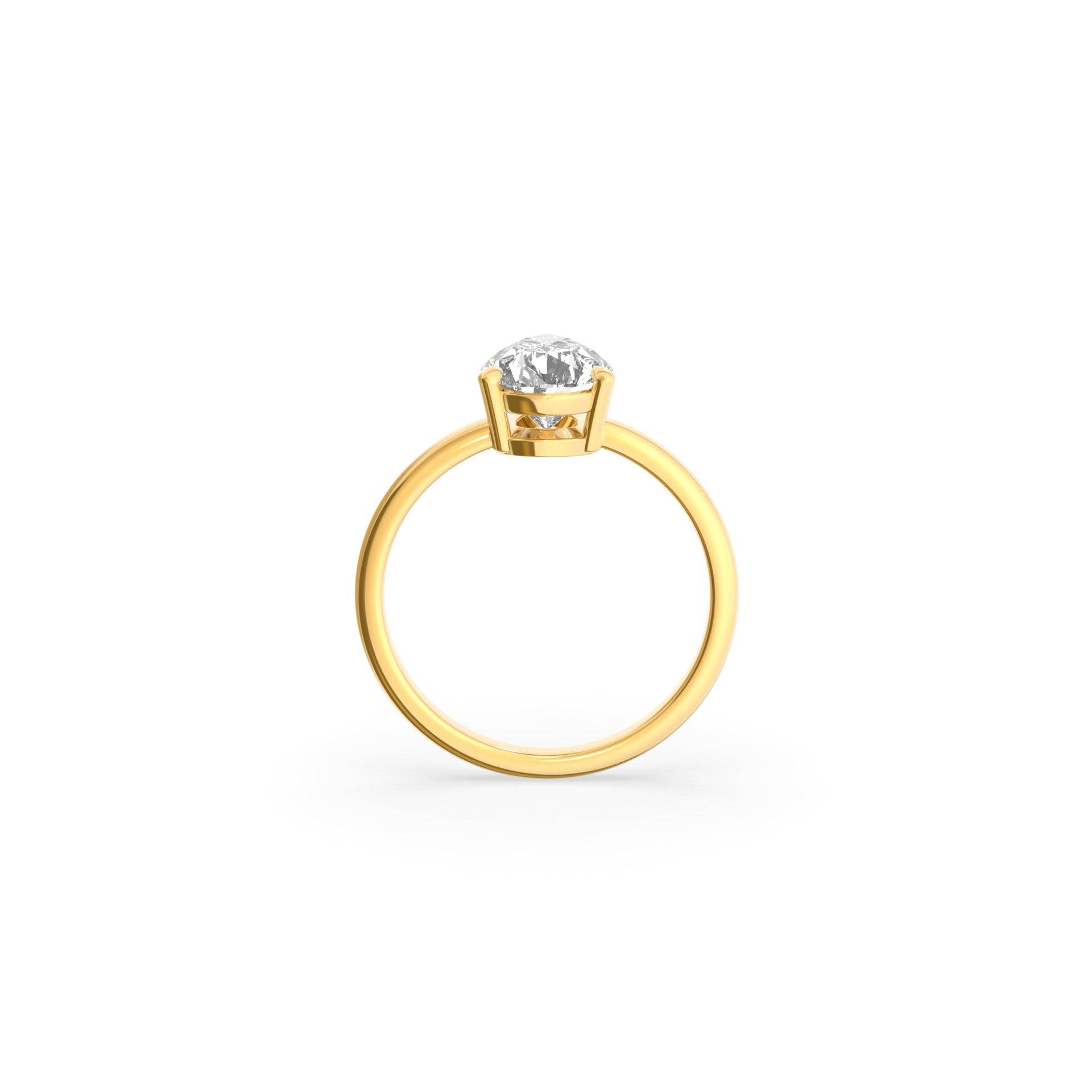 Classic Pear Solitaire Ring - Arter Jewelry