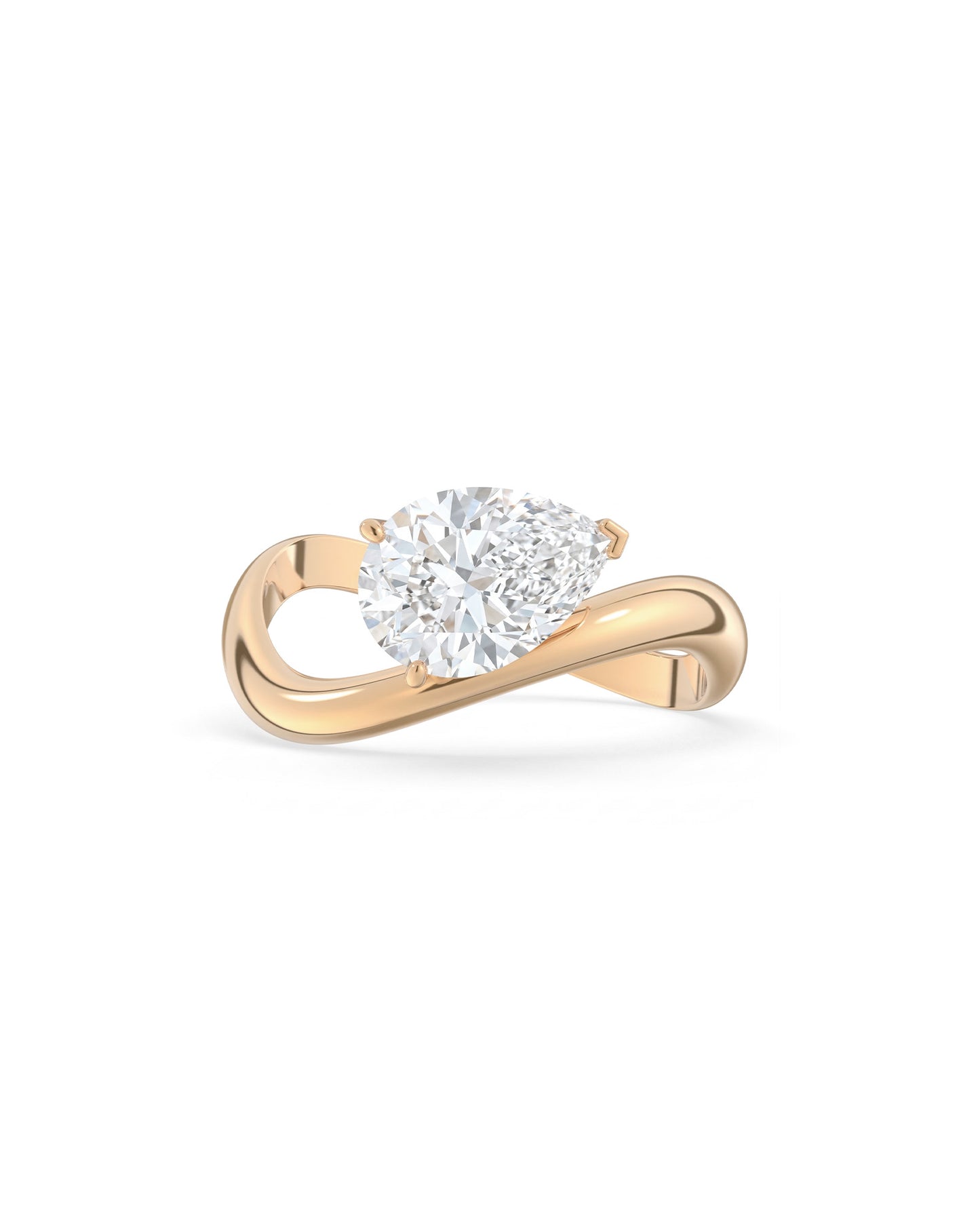 Rosa Pear Ring - Arter Jewelry