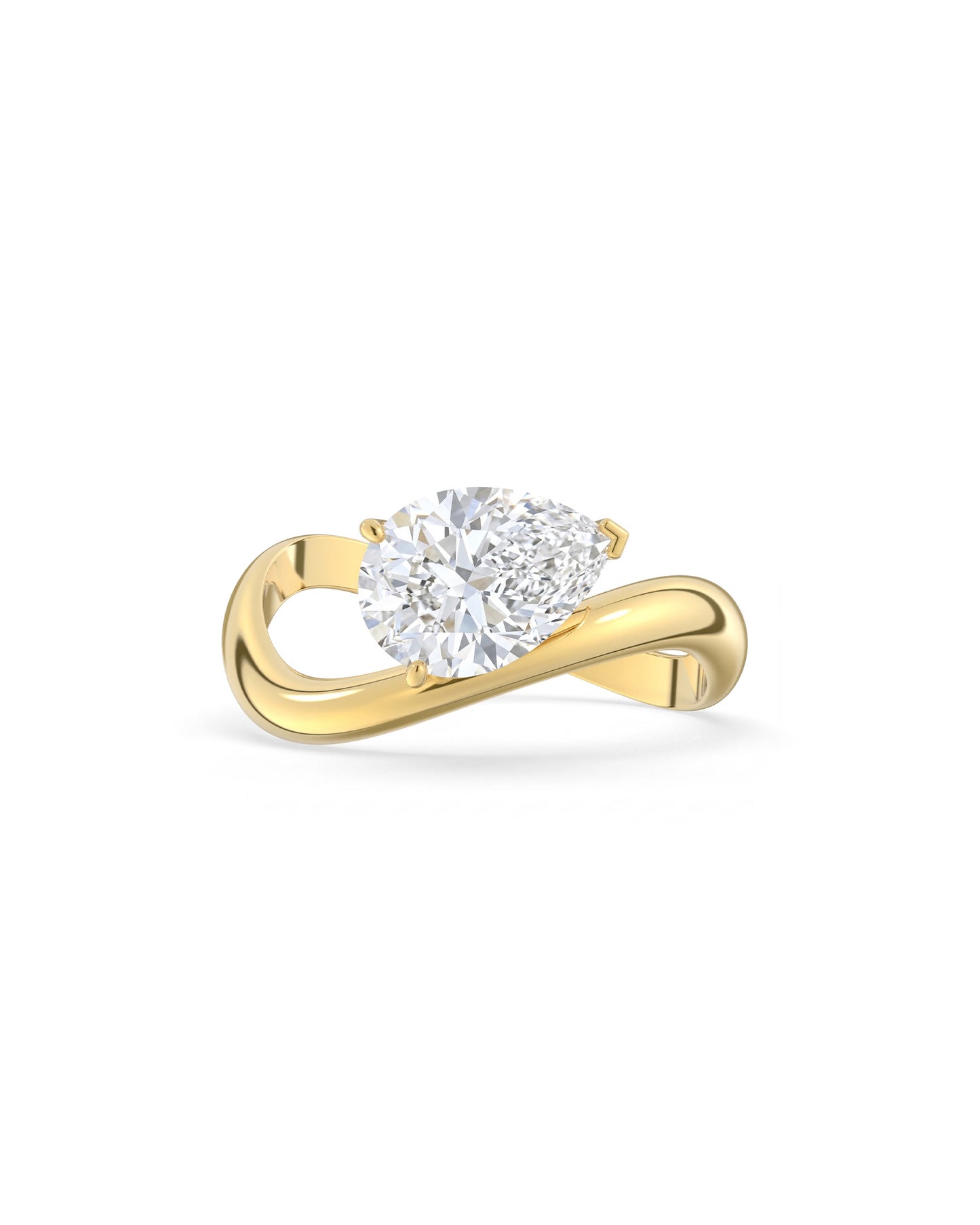 Rosa Pear Ring - Arter Jewelry