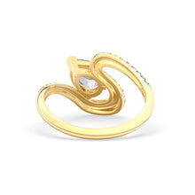 Load image into Gallery viewer, Ada Pear Ring Pavé
