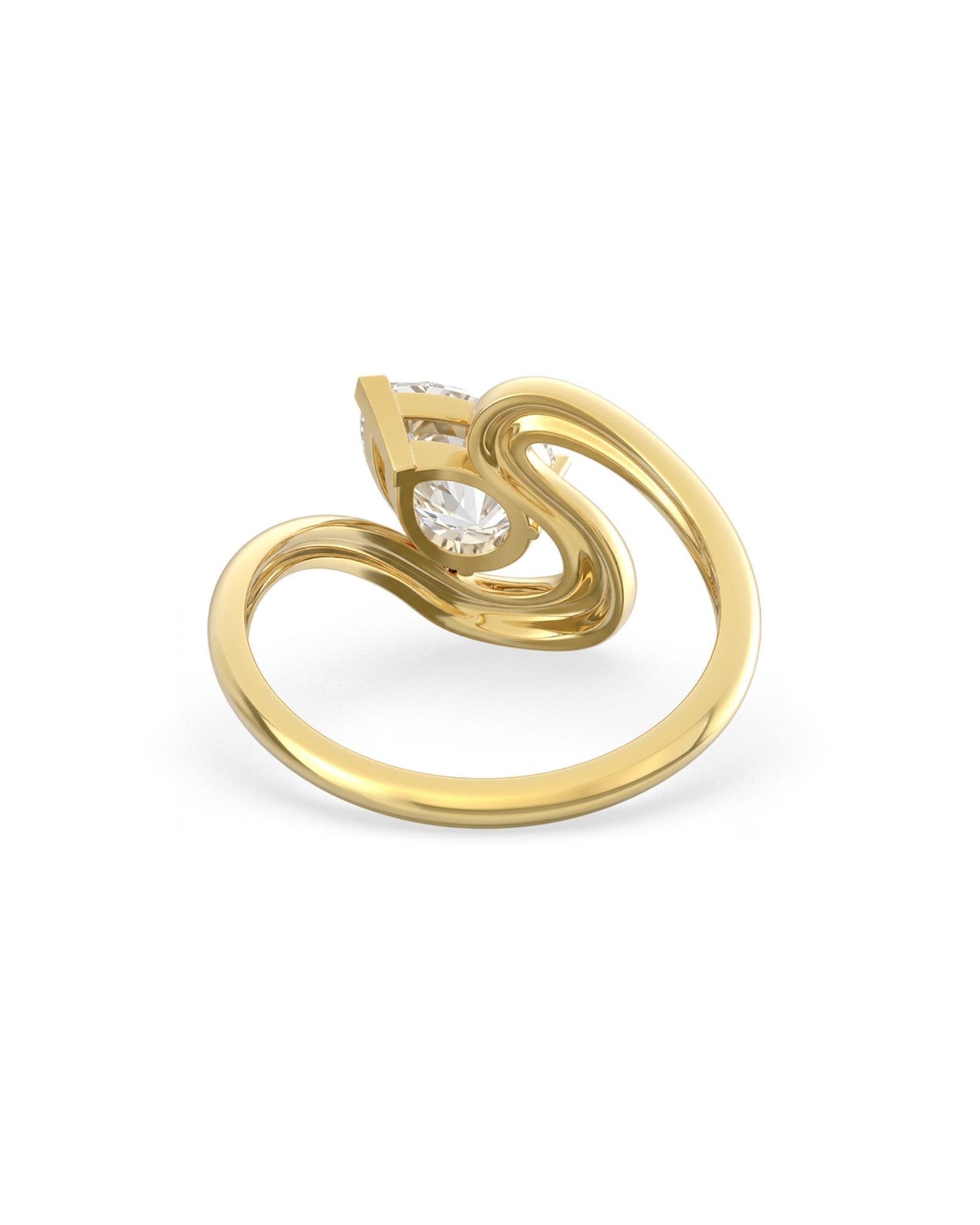 Ada Pear Ring Pavé - Arter Jewelry