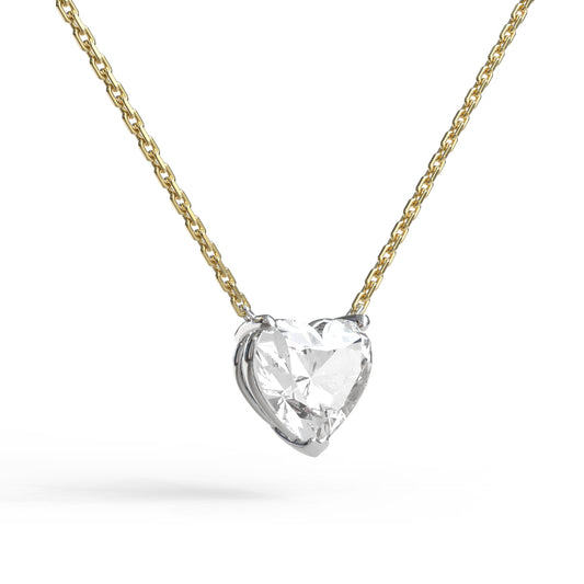 Single Heart Necklace - Arter Jewelry