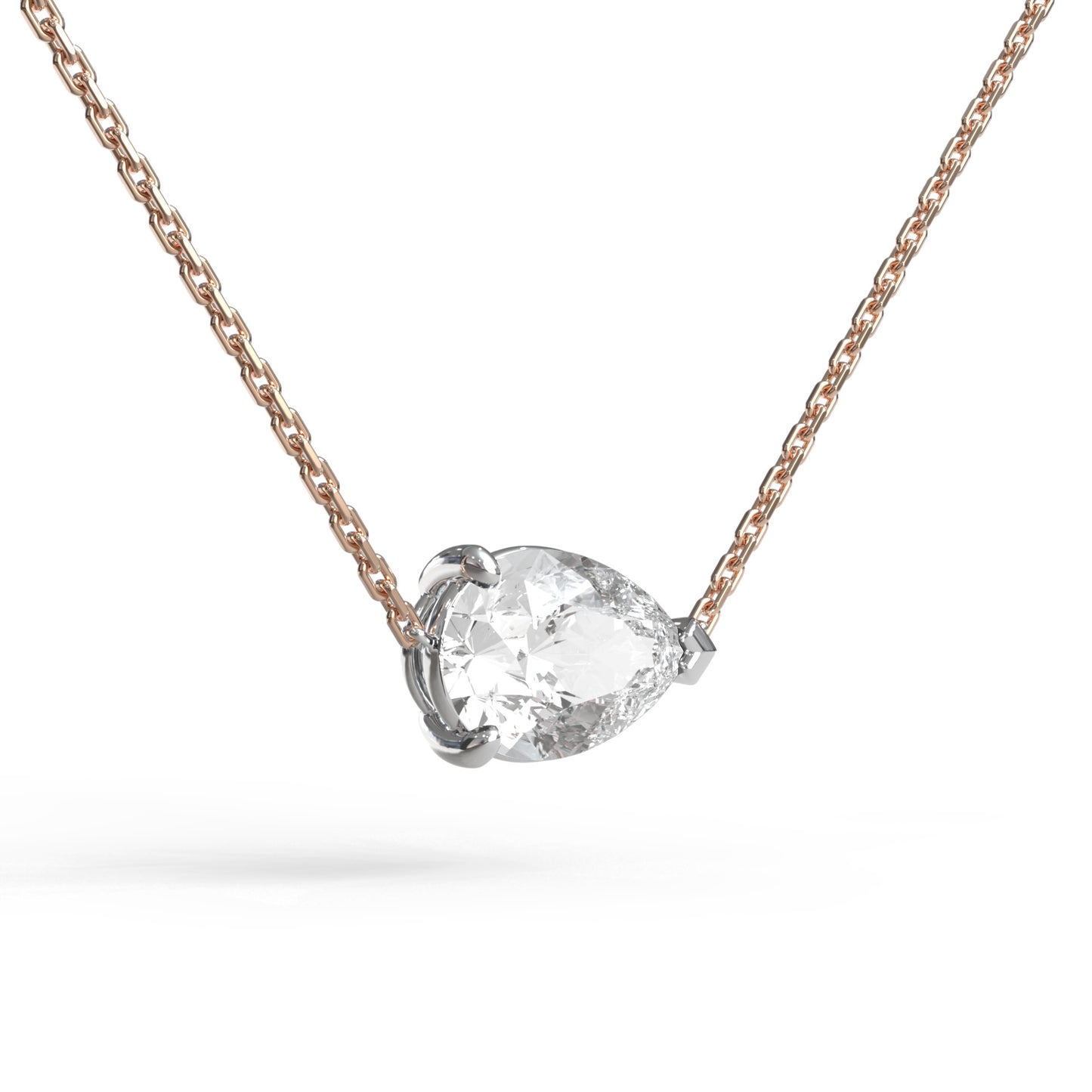 Single Pear Necklace - Arter Jewelry