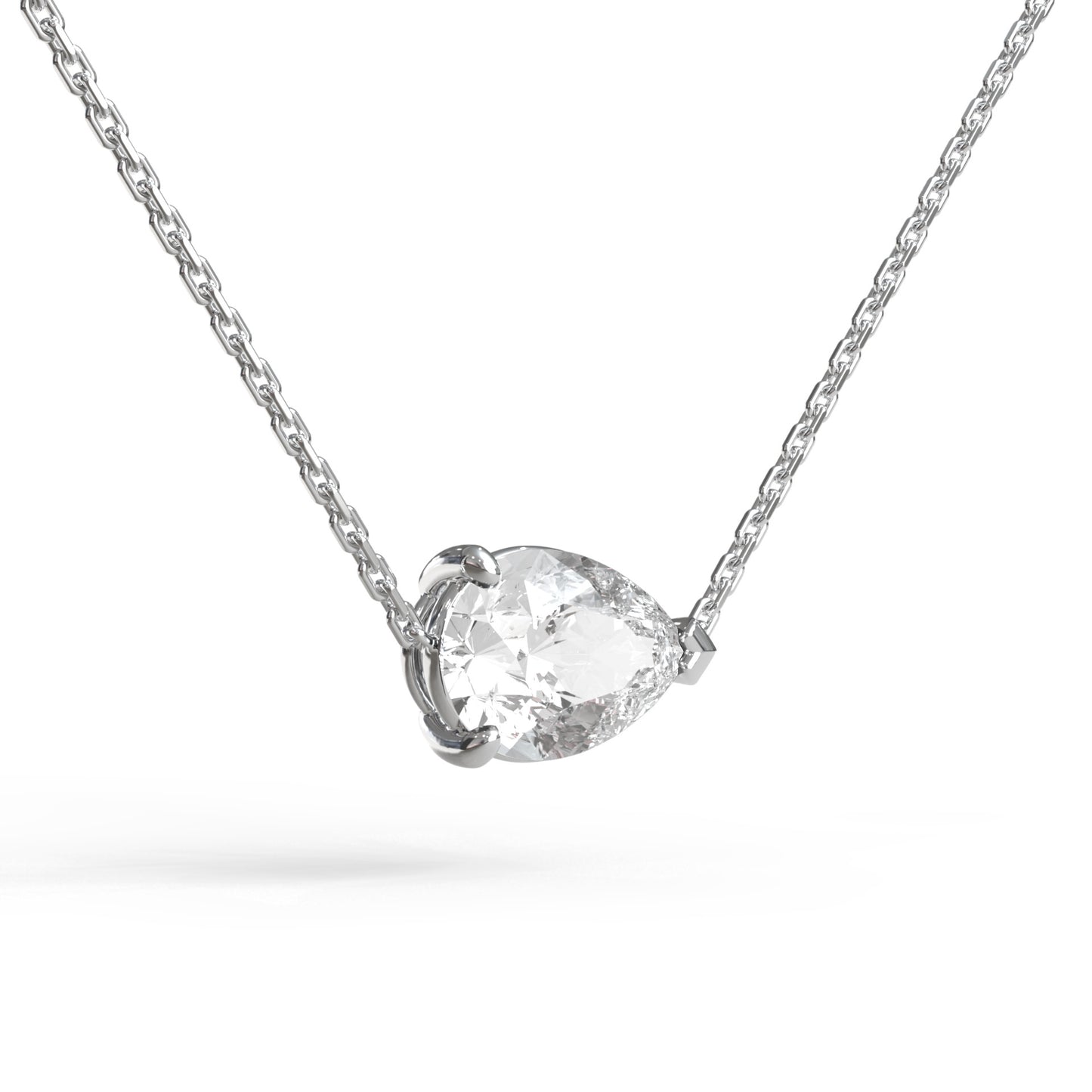 Single Pear Necklace - Arter Jewelry