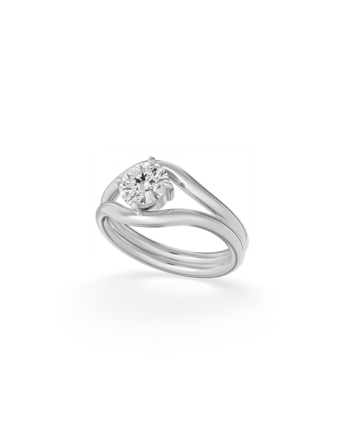 Rafaela Ring - Brilliant Cut in white gold