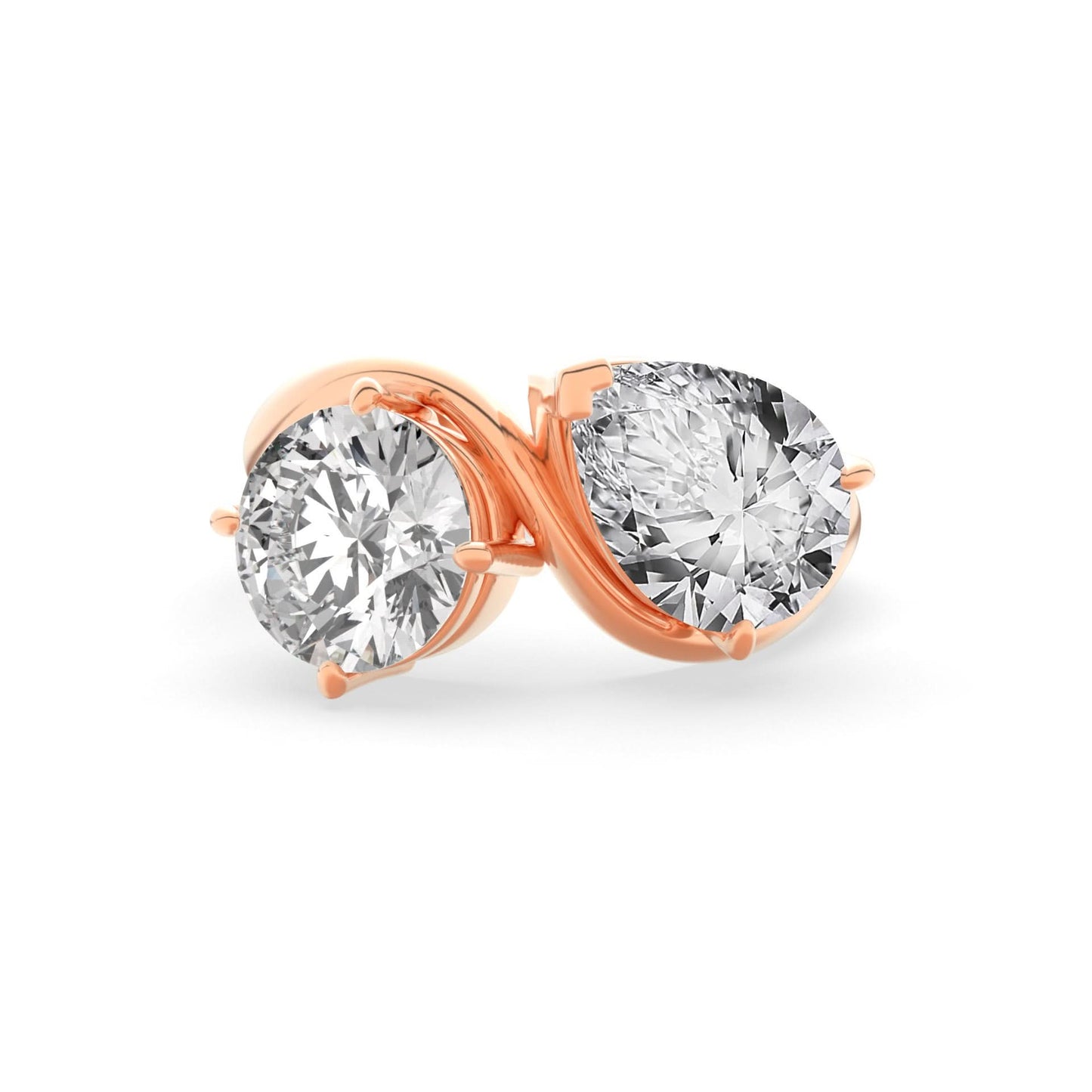 Rosa Two Stone Ring - Arter Jewelry