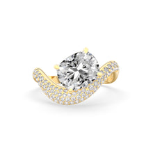 Load image into Gallery viewer, Rosa Cushion Ring Pavé
