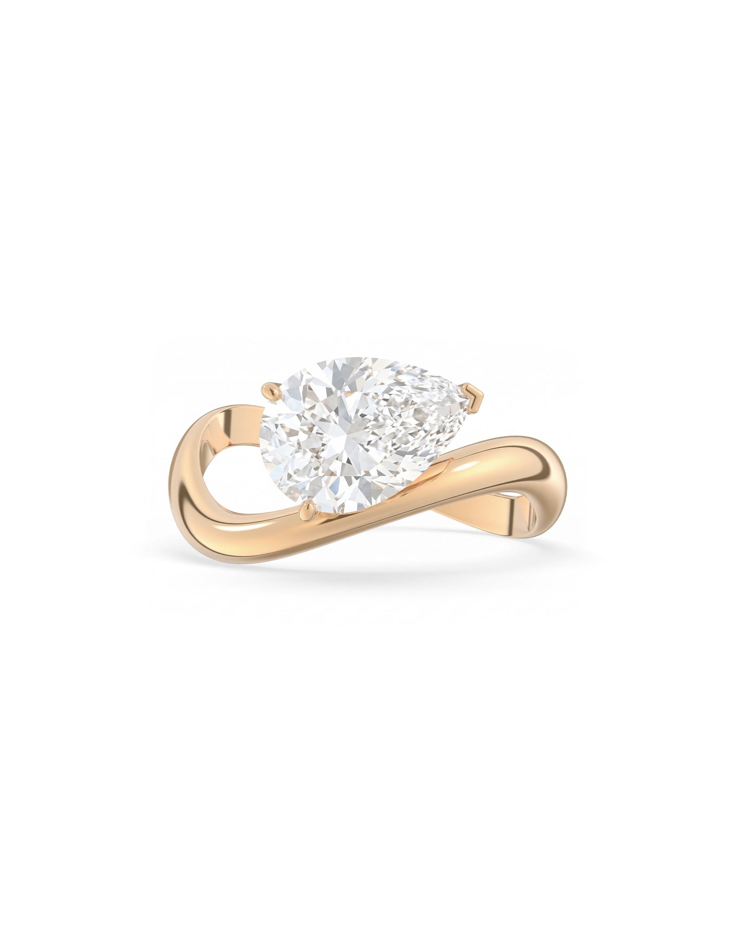 Rosa Pear Ring - Arter Jewelry