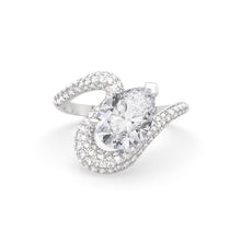 Load image into Gallery viewer, Ada Pear Ring Pavé
