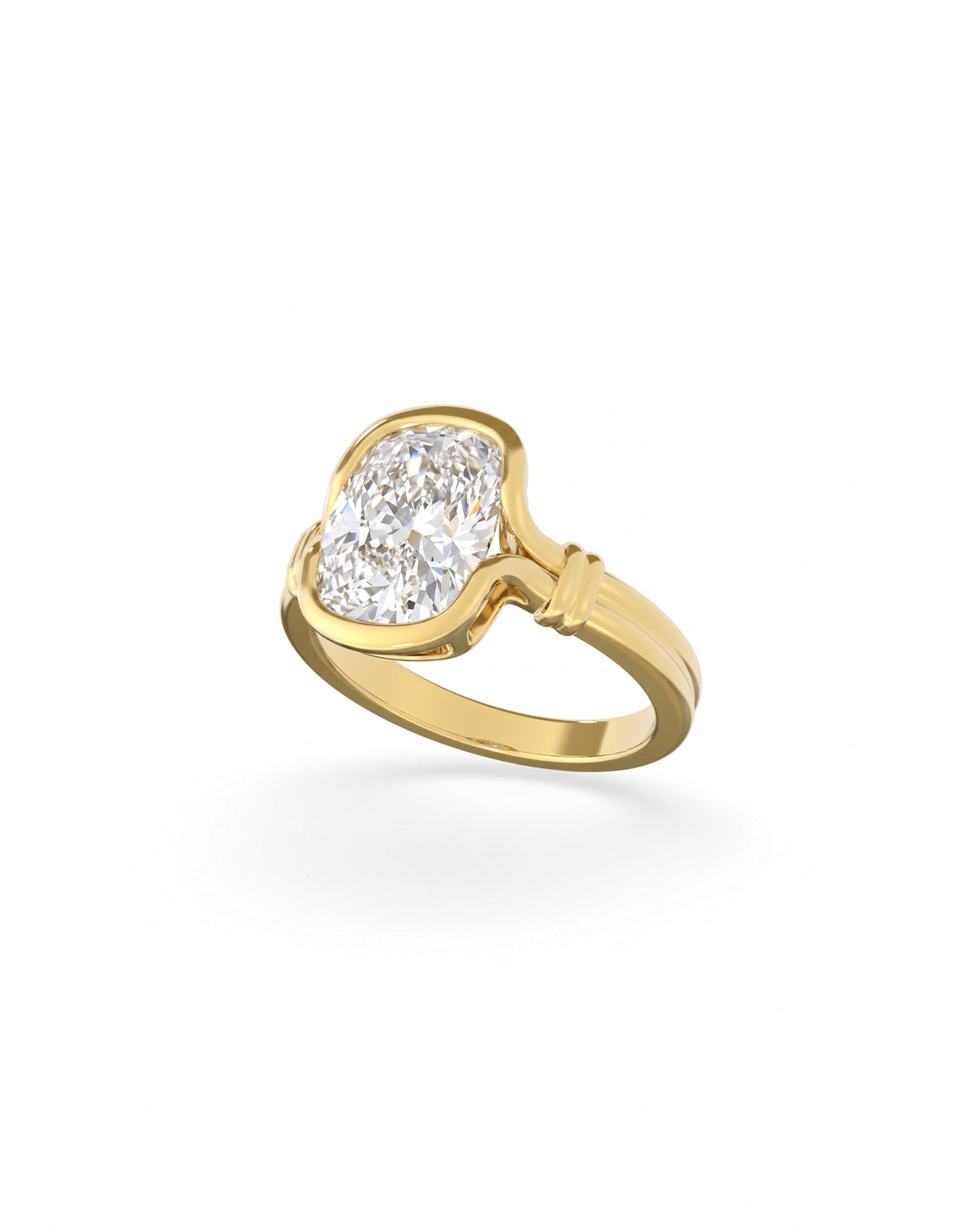 Sofia Ring in yellow gold
