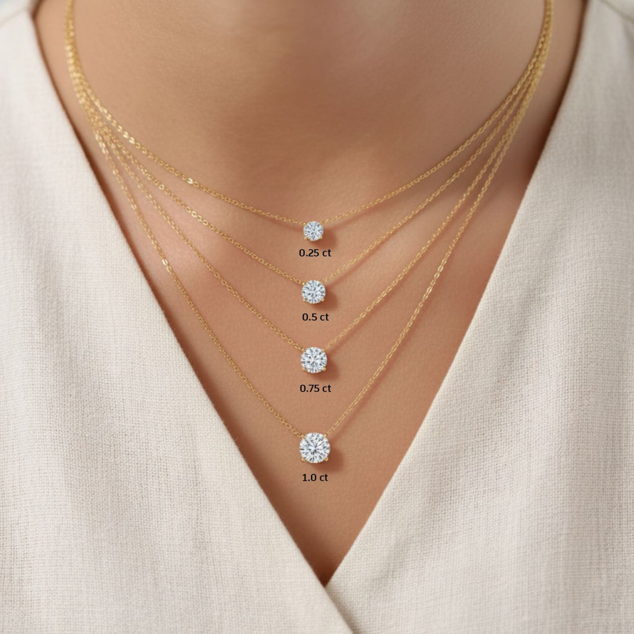 Single Brilliant Necklace