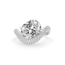 Load image into Gallery viewer, Rosa Cushion Ring Pavé
