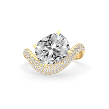 Load image into Gallery viewer, Rosa Cushion Ring Pavé
