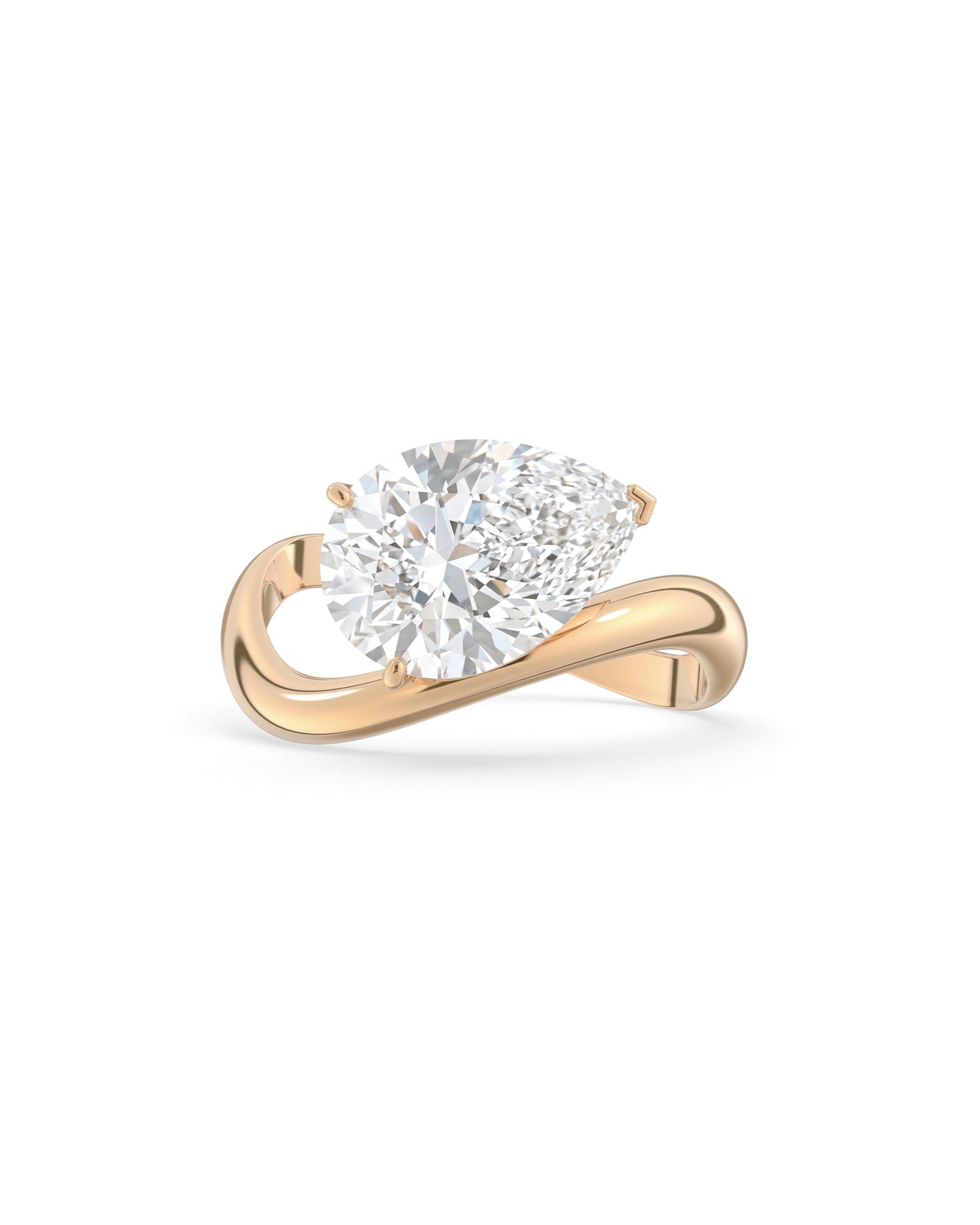 Rosa Pear Ring - Arter Jewelry