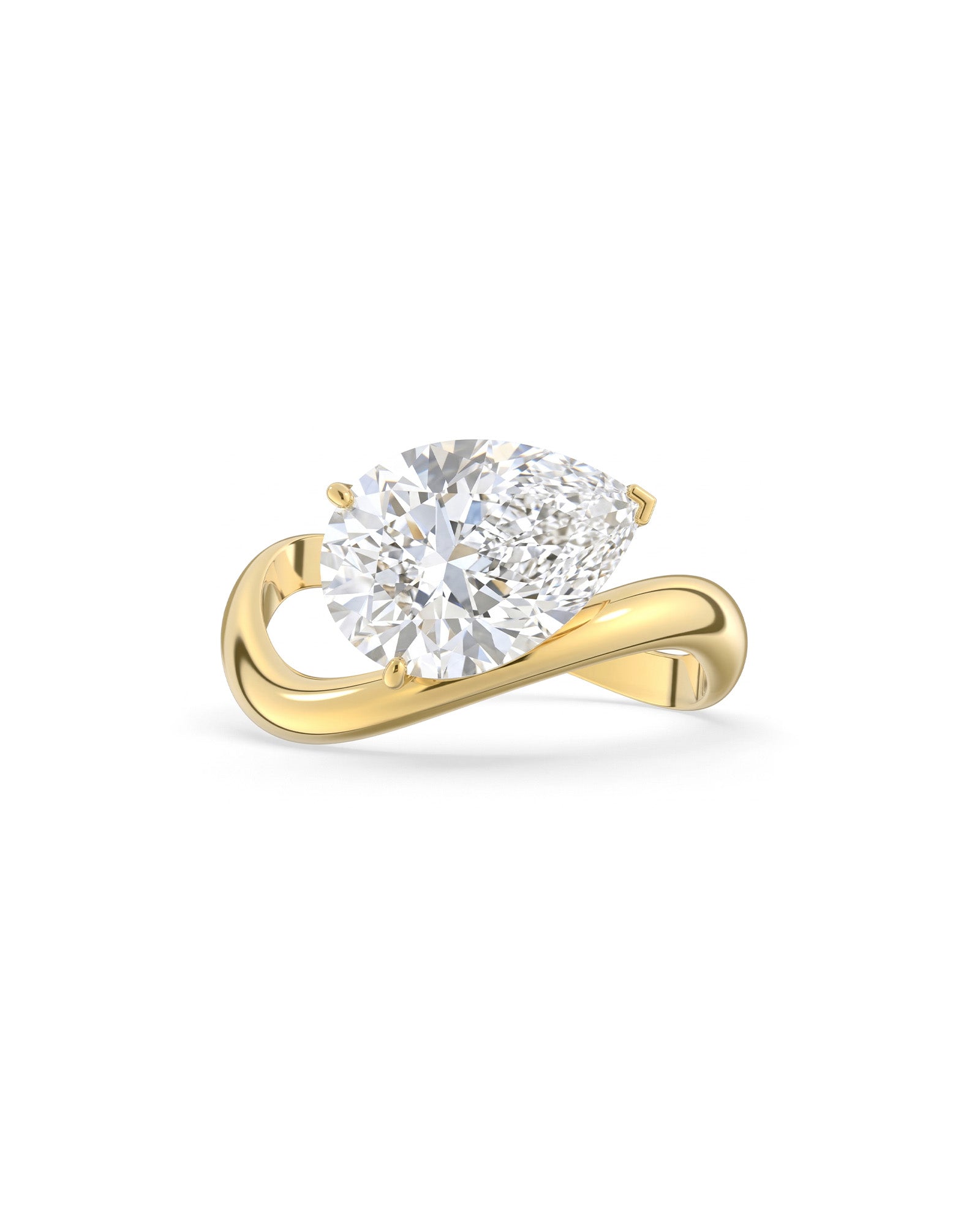 Rosa Pear Ring - Arter Jewelry