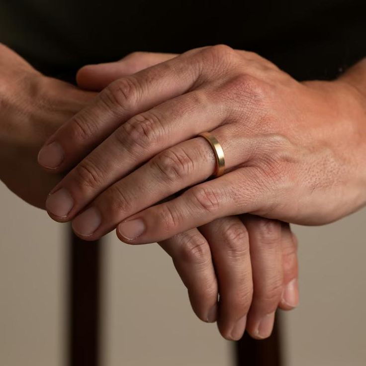 Mens 5mm Flat - Arter Jewelry