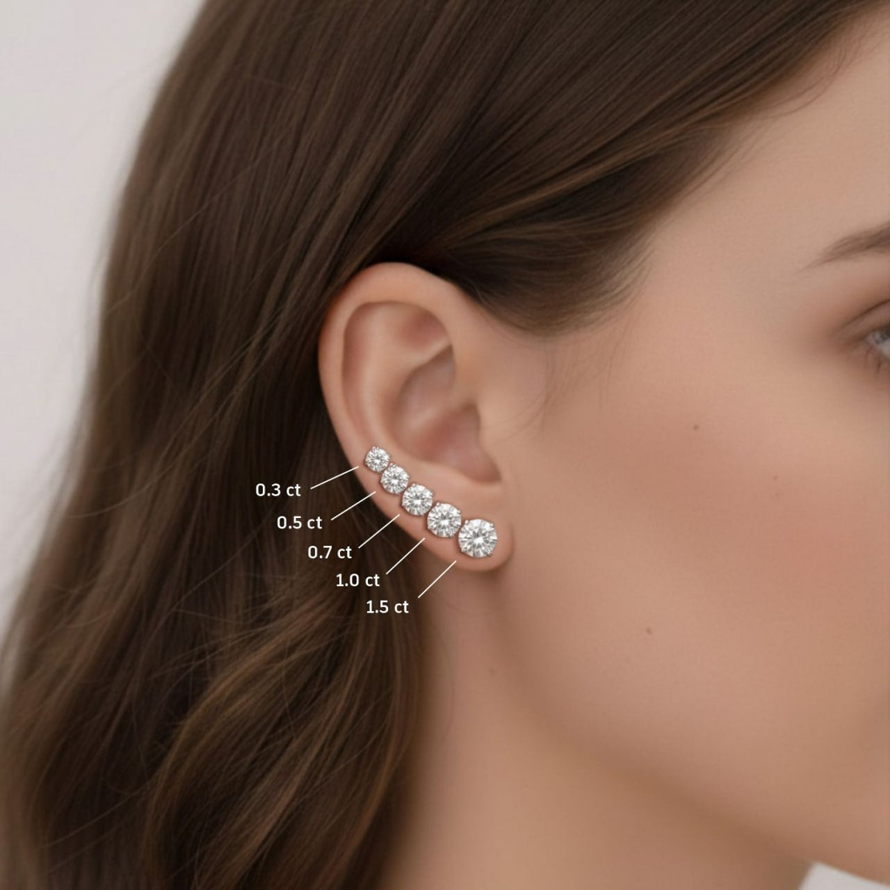 Brilliant Cut Studs - Arter Jewelry
