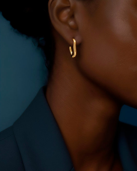 Spaghetti Gold Hoop - Arter Jewelry