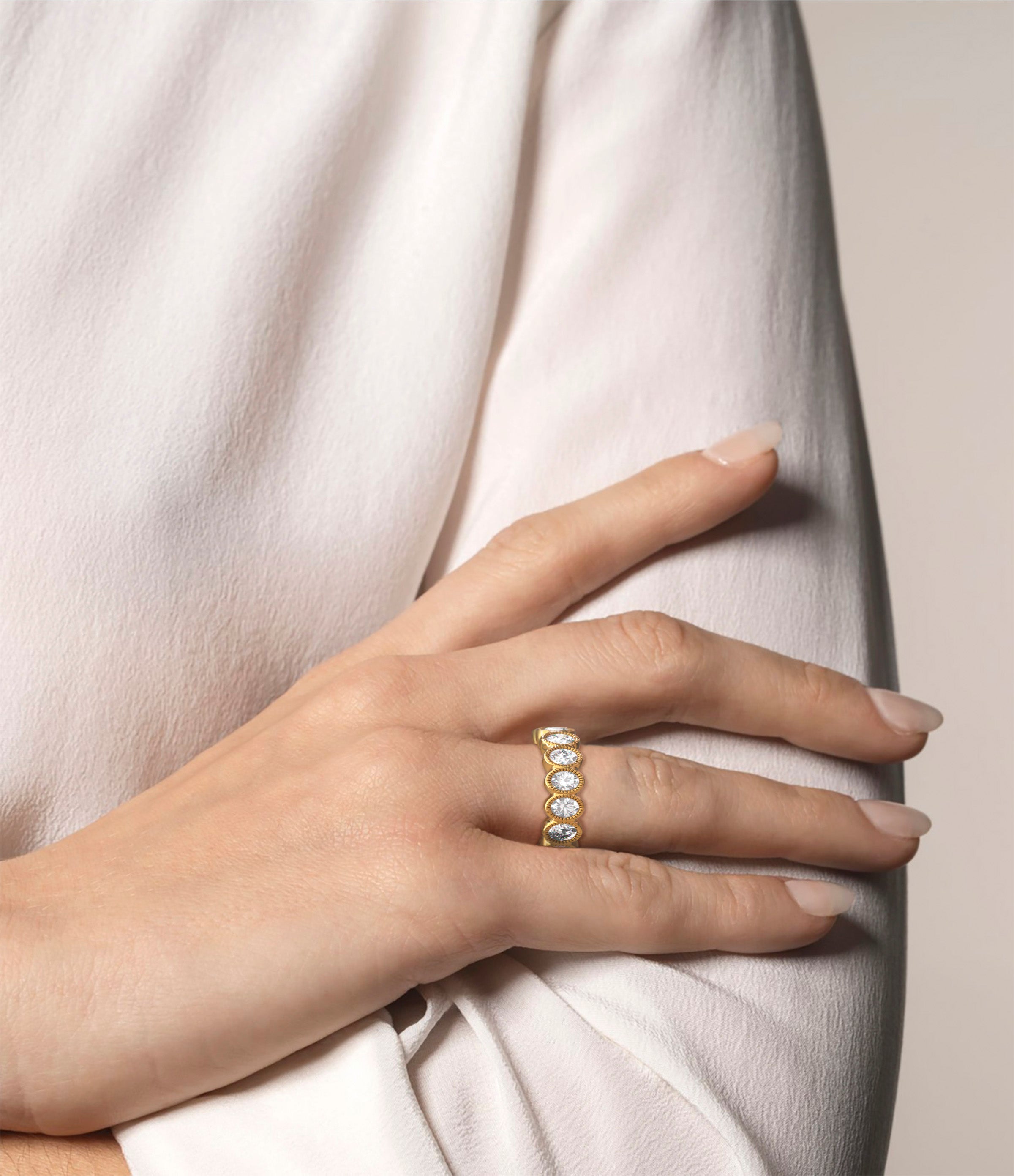 Millie Oval Eternity Ring