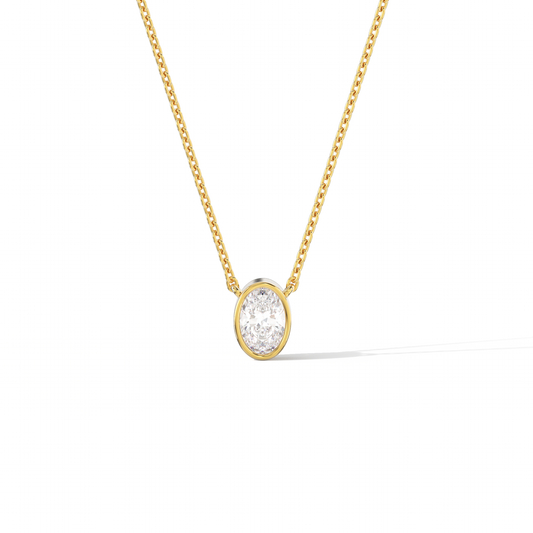 Oval Cut Pendant - Arter Jewelry