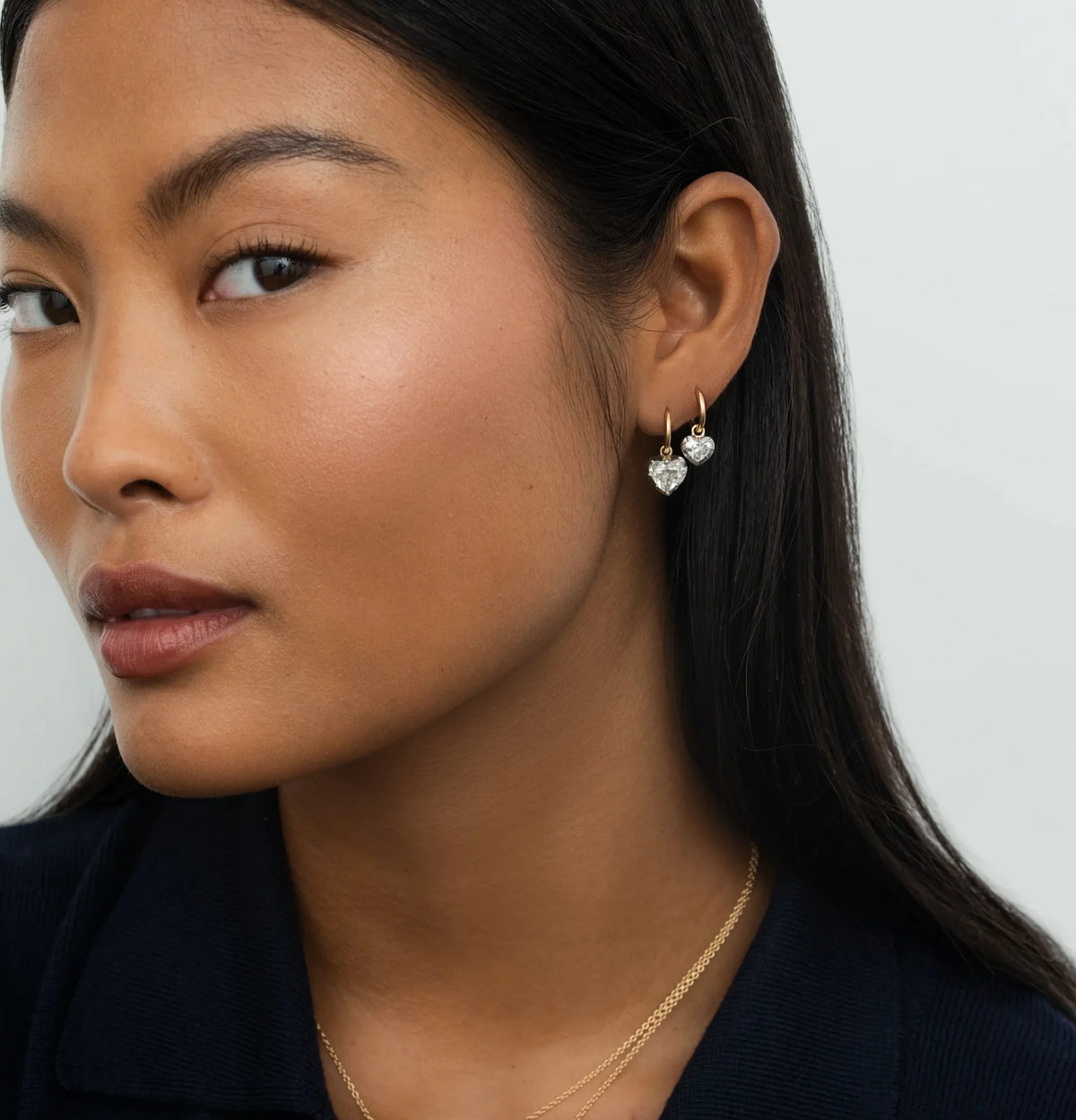Heart Drop Earrings