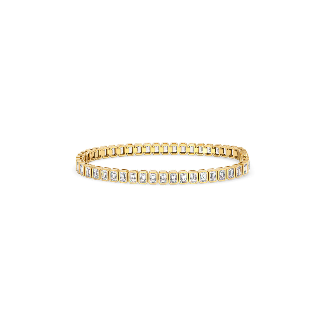 Emerald Cut Tennis Bracelet