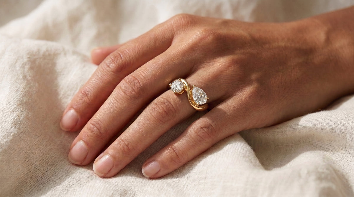 Rosa Two Stone Ring