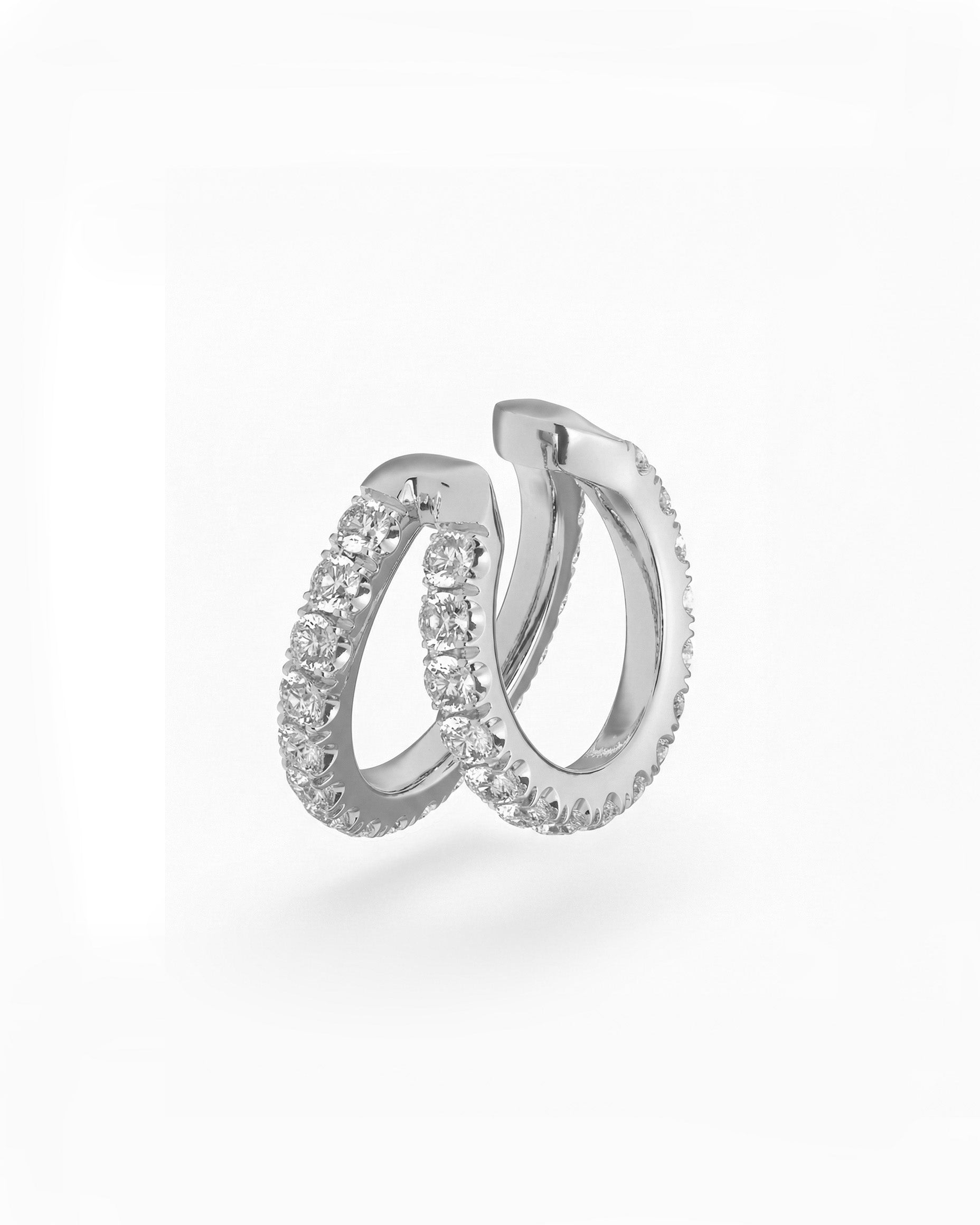 Double Pavé Ear Cuff - Arter Jewelry