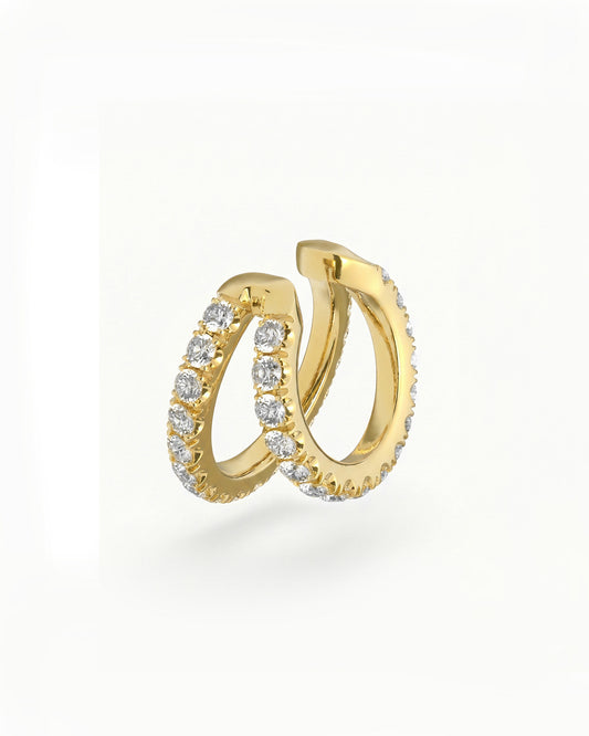 Double Pavé Ear Cuff - Arter Jewelry