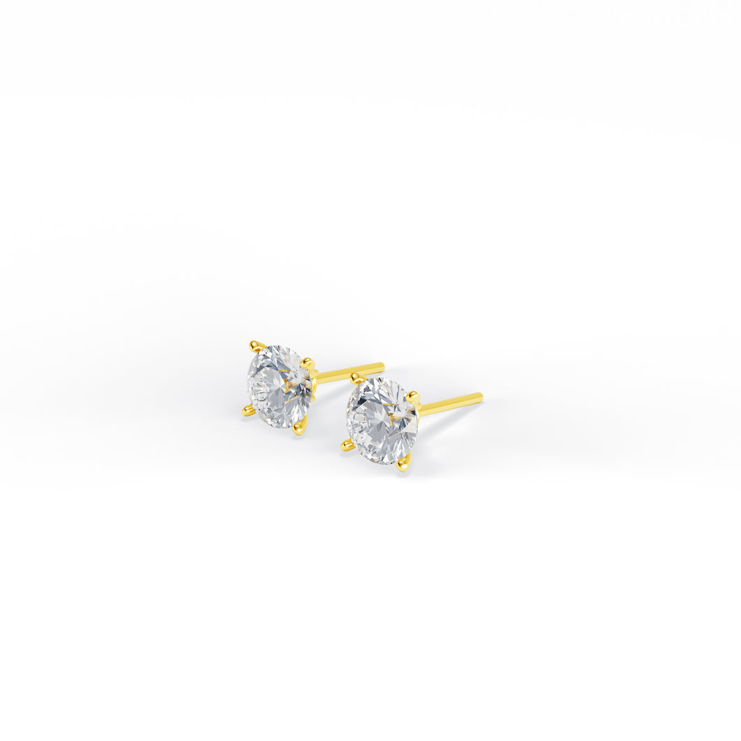 Brilliant Cut Studs