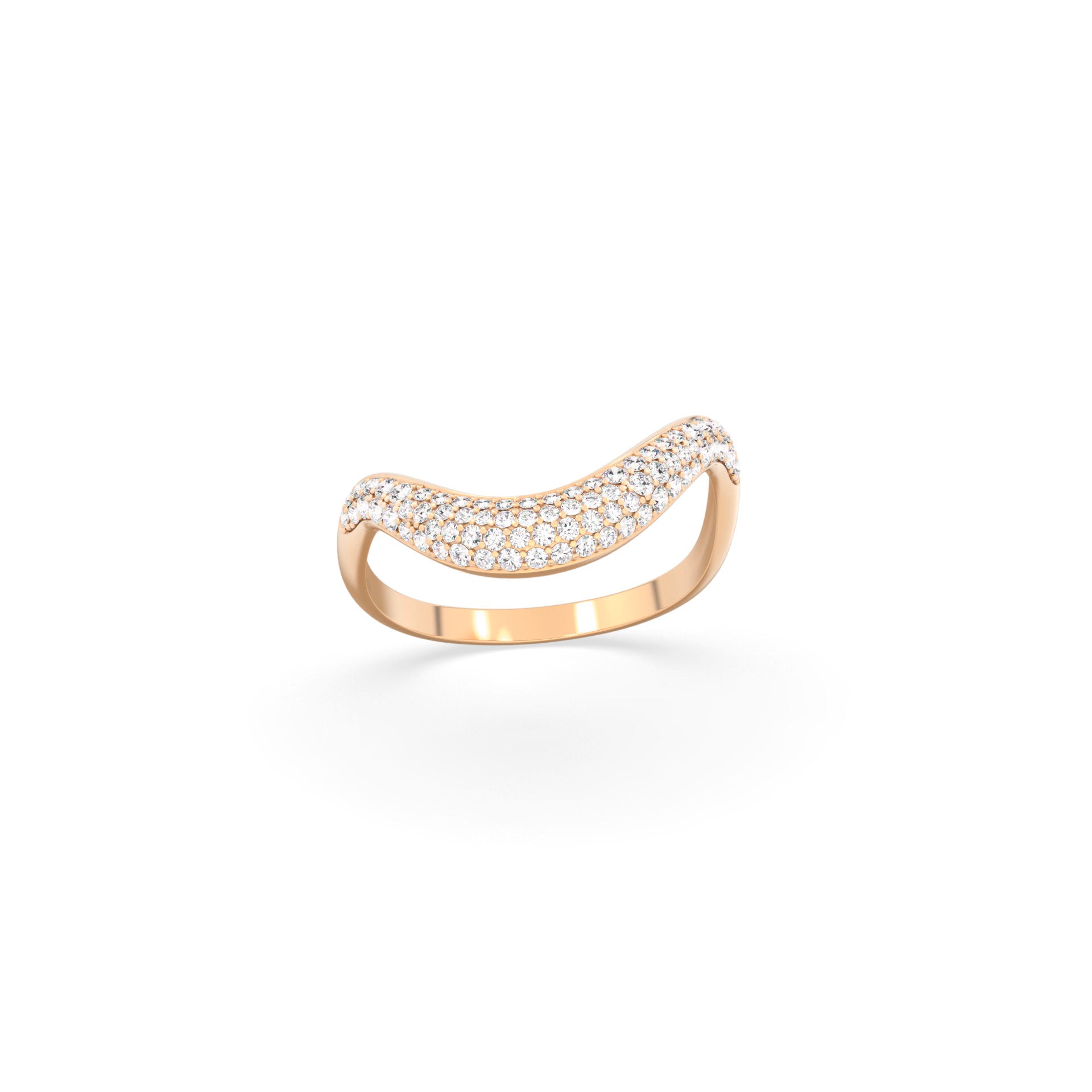 Clara Ring Thick Pavé