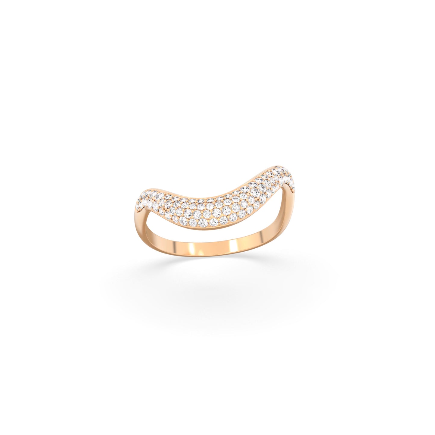 Clara Ring Thick Pavé - Arter Jewelry