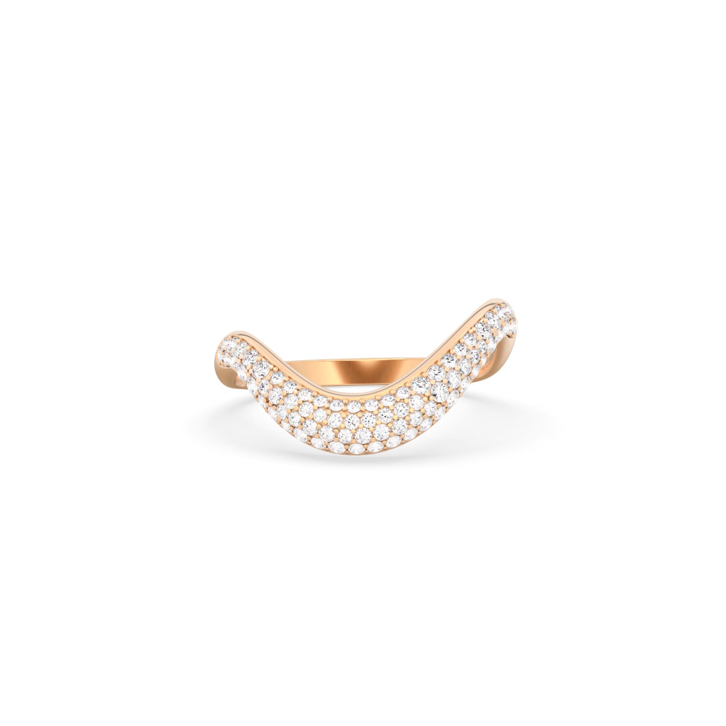 Clara Ring Thick Pavé - Arter Jewelry