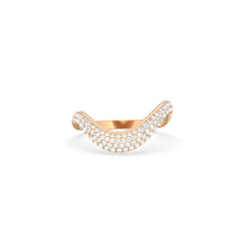 Load image into Gallery viewer, Clara Ring Thick Pavé
