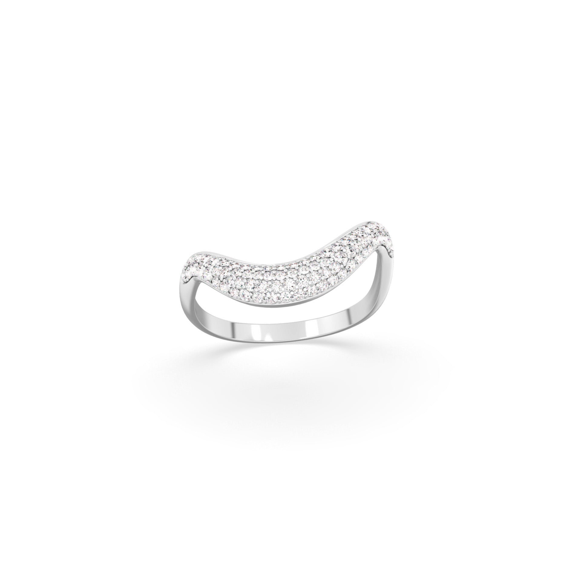 Clara Ring Thick Pavé