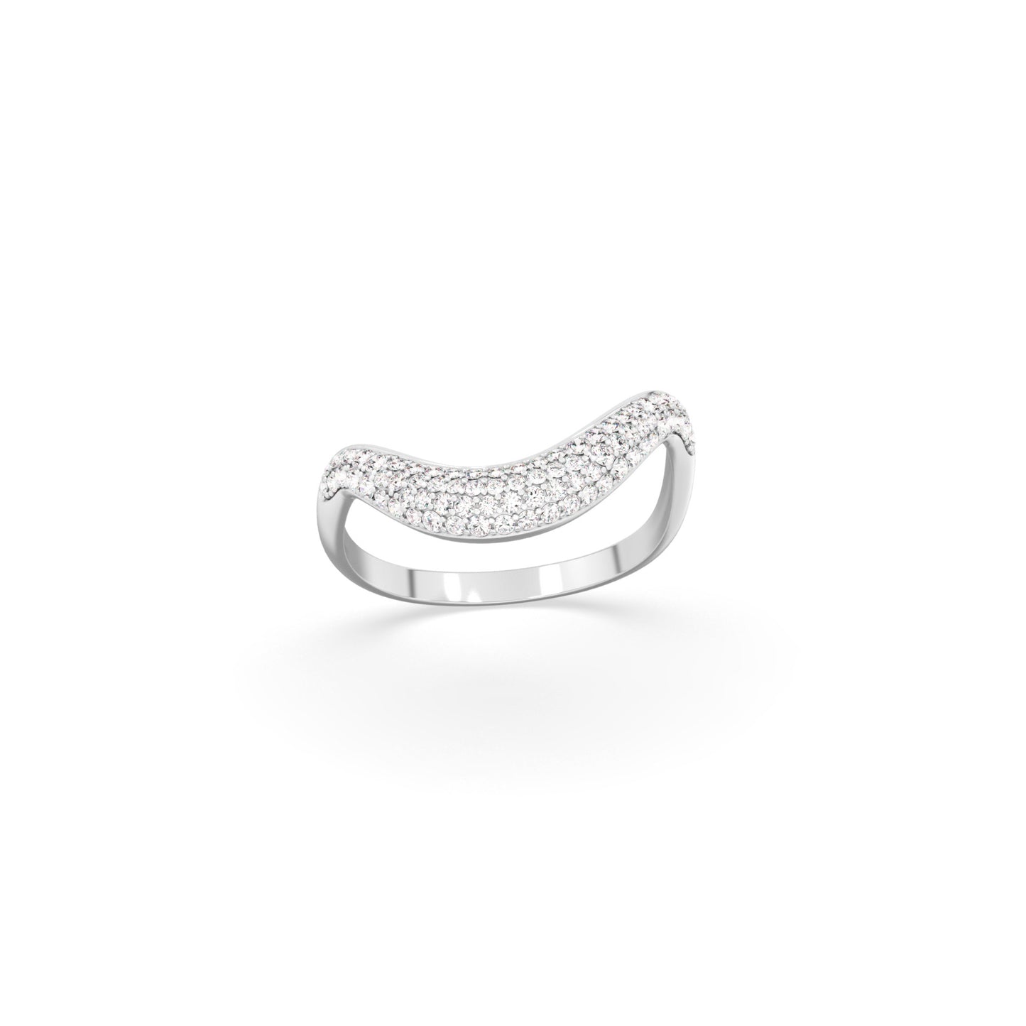 Clara Ring Thick Pavé - Arter Jewelry